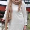 Trui-jurk kabel One Size - TUR200022 ecru