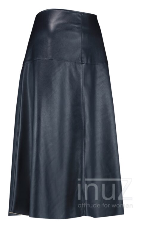 STU200017 Penny dull leather skirt