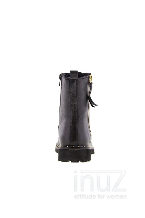 black boot/gold zipper - TAN200009