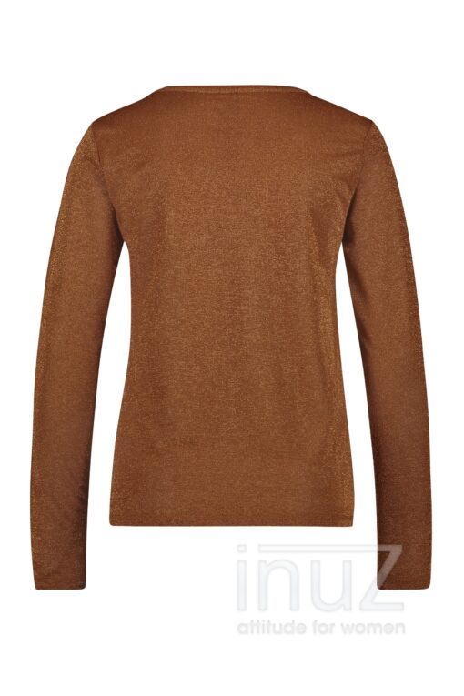 Grace V-Neck - JAN200074 Tobacco - Afbeelding 2
