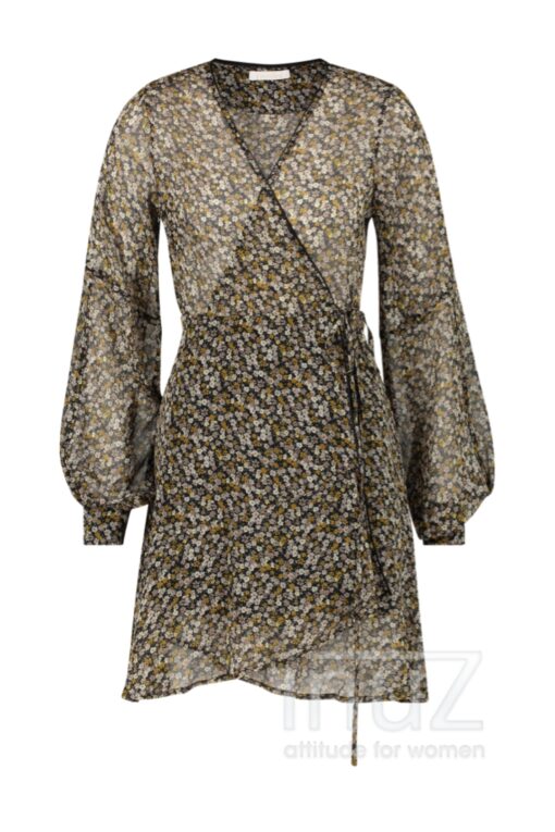 FRE200012 Jurk Bora Midi dress beige - Afbeelding 2