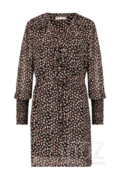Mini jurk Healy - FRE210002 bruin - Afbeelding 2