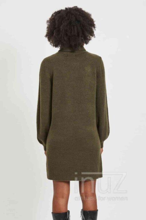 Jurk objeve nonsia rollneck - OBJ200082 forest green