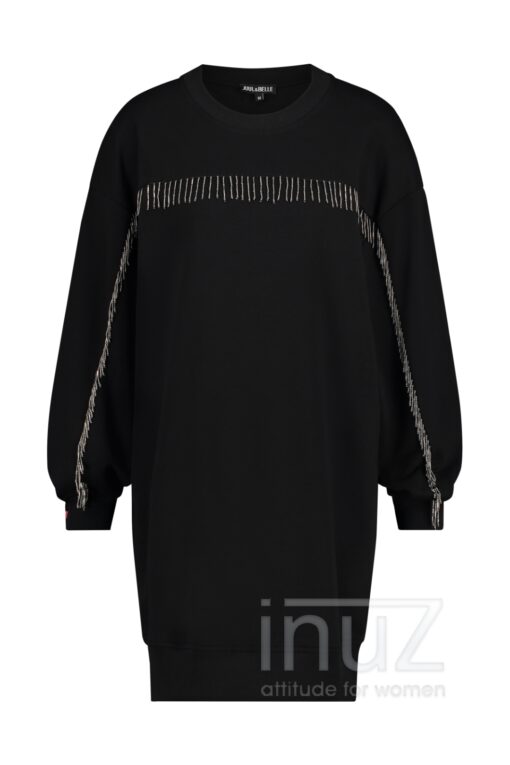 Fringe dress - JUU210001 zwart - Afbeelding 3