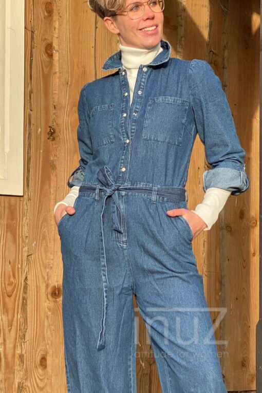 Jumpsuit Objyvonne denim - OBJ210045 blue denim