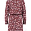 Jurk Ruby flower dress - STU210008 rood/blauw