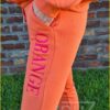 Sweatpants color -TUR220008 oranje