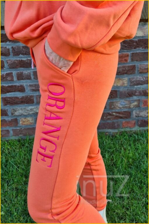 Sweatpants color -TUR220008 oranje