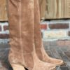 Laars met hak Western hoog - BAB210001 bruin