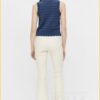 Spencer knoopsluiting OBJSAVA KNIT - OBJ210012 blauw