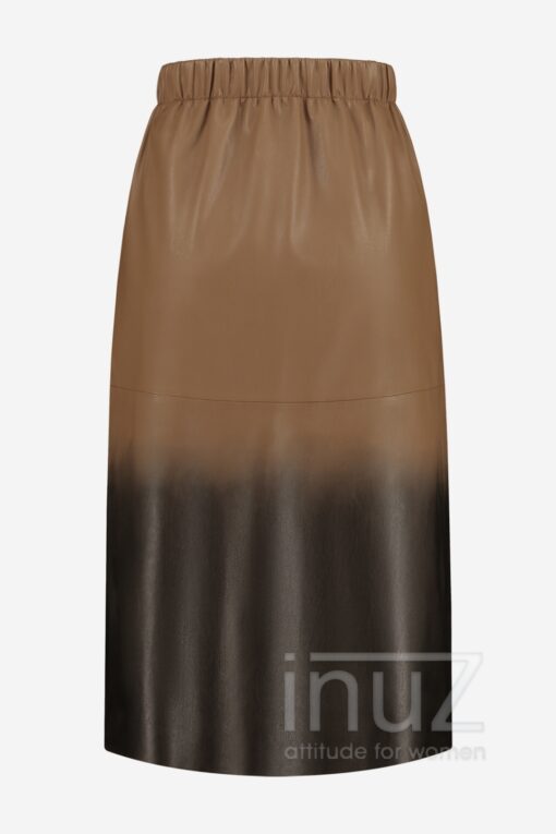 Rok Momo Skirt - FIF200026 mocca dipdye