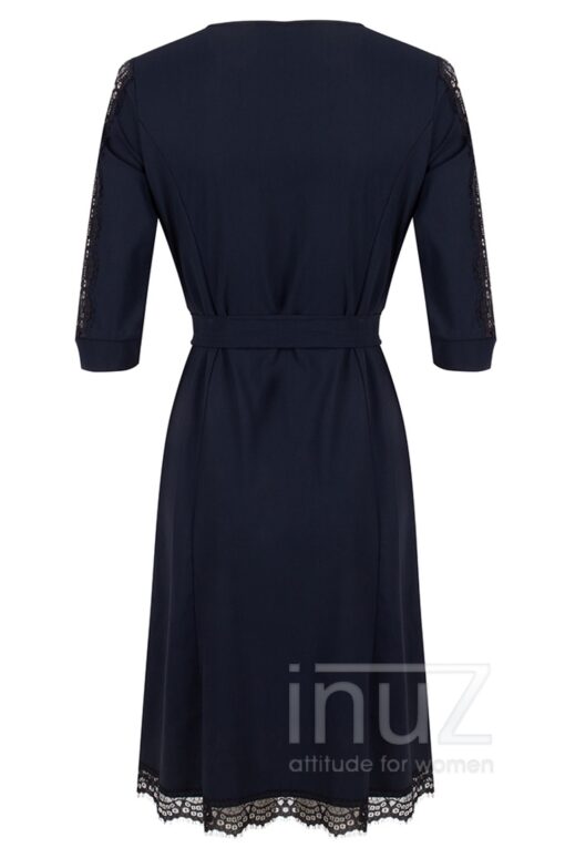 JAN200032 Staci Wrap Dress Blue