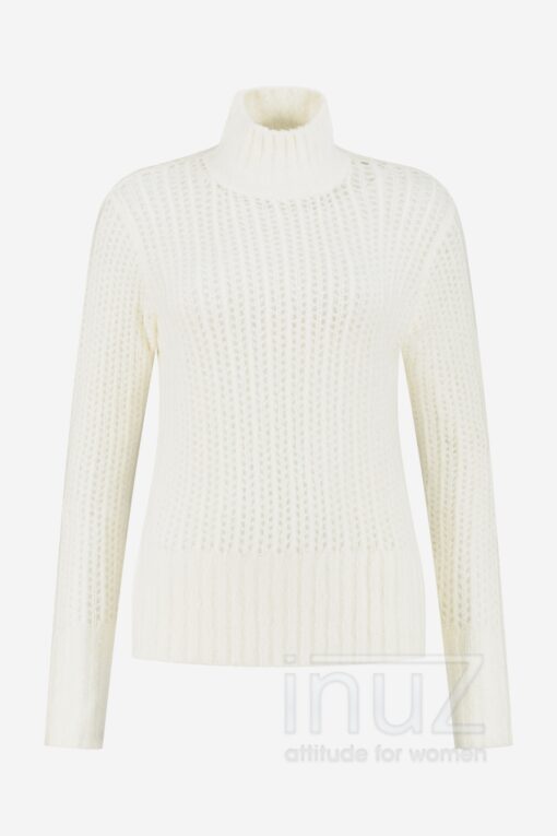 Trui met col Piri Jumper - FIF200025 off white - Afbeelding 2