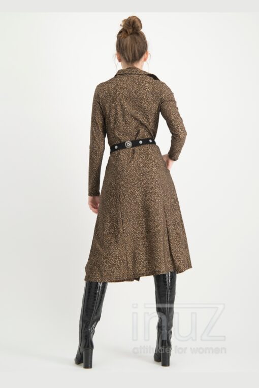 Jurk Dress Barbara - JAN200068 bruin - Afbeelding 4