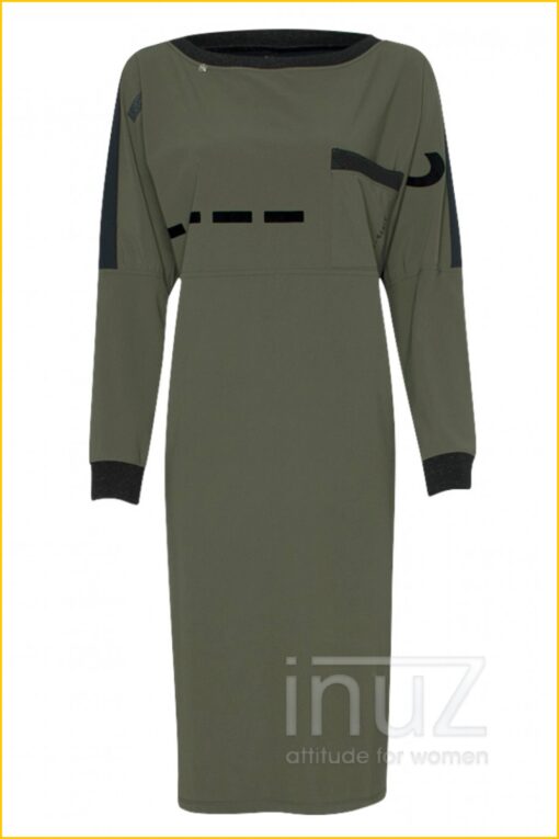Jurk 73- ZIP210035 groen - Afbeelding 2