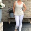 ZIP190034 Pant strak wit