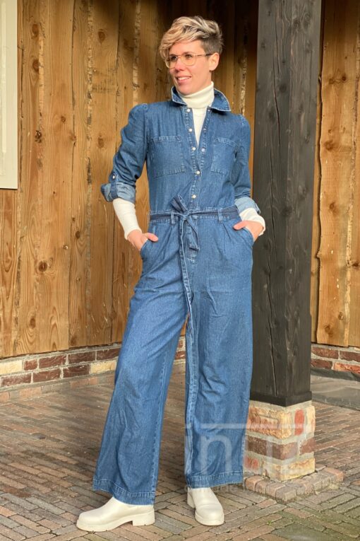 Jumpsuit Objyvonne denim - OBJ210045 blue denim