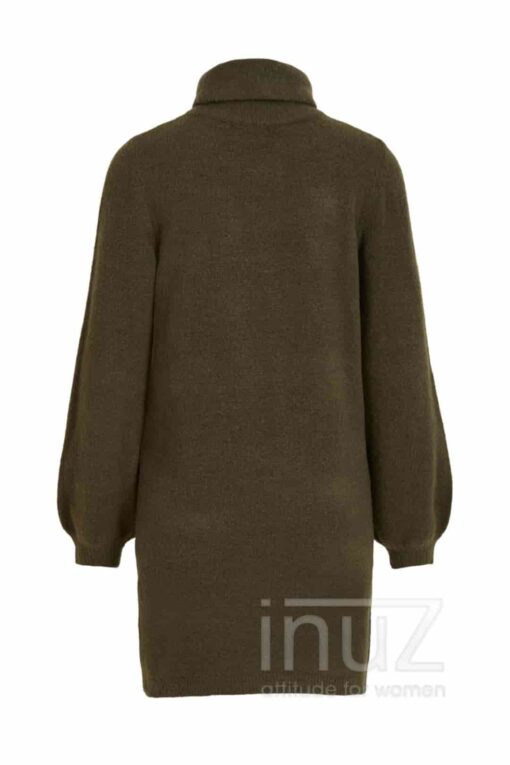 Jurk objeve nonsia rollneck - OBJ200082 forest green