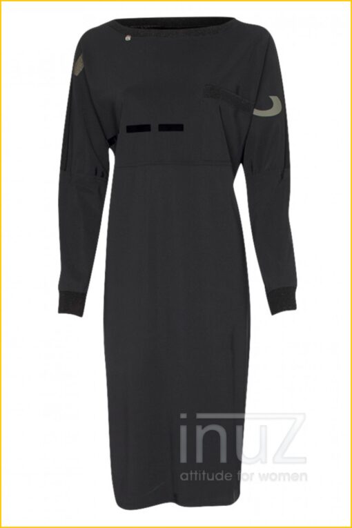 Jurk 73 -ZIP210034 zwart - Afbeelding 2