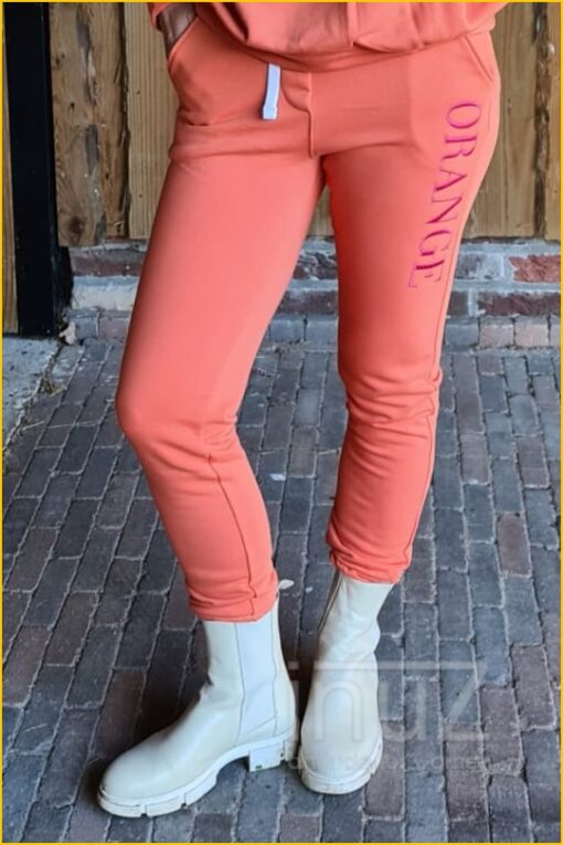 Sweatpants color -TUR220008 oranje