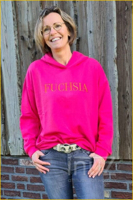 Hoodie -TUR220007 fucsia