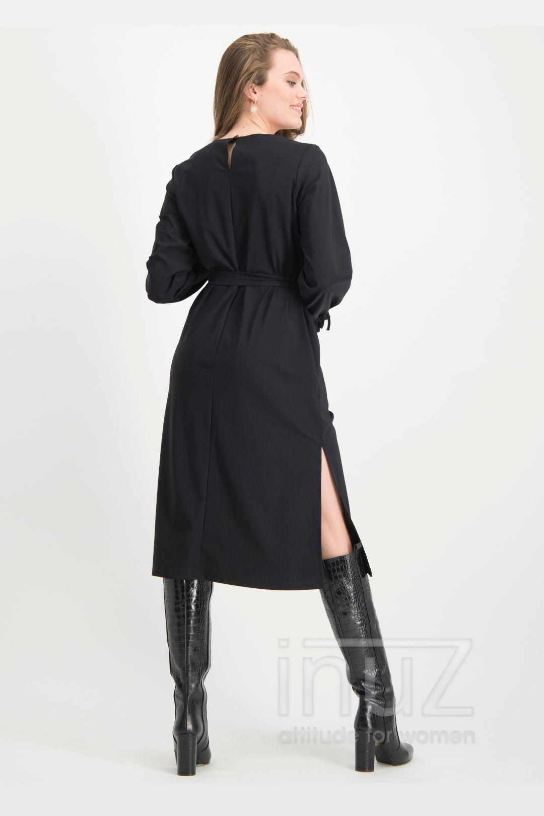 Dress Kimi Long - JAN200079 zwart