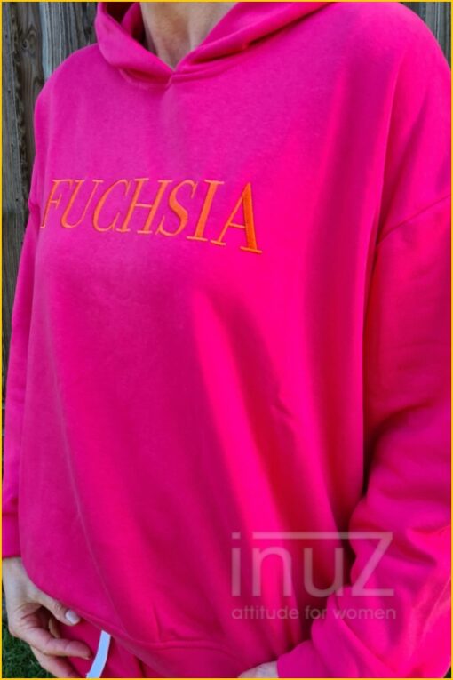 Hoodie -TUR220007 fucsia