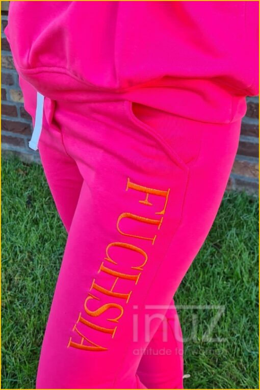 Sweatpants color -TUR220009 fucsia