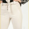 Broek Posy pu -AAI220007 beige