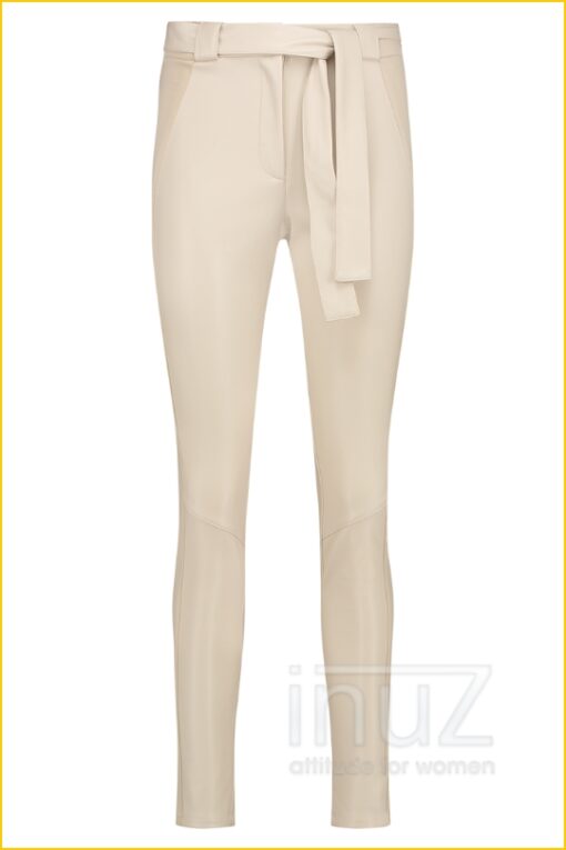 Broek Posy pu -AAI220007 beige