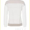 Sweater streep - ZIP220002 zand-streep