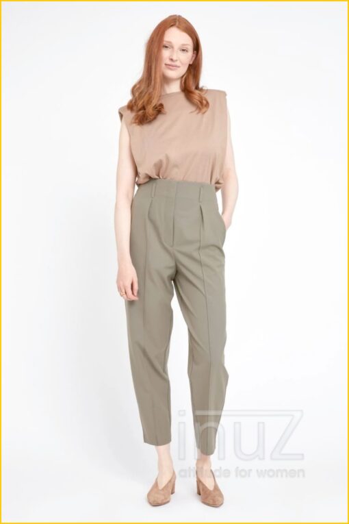 Broek Hailey 285 - FIU220004 smokey olive - Afbeelding 4