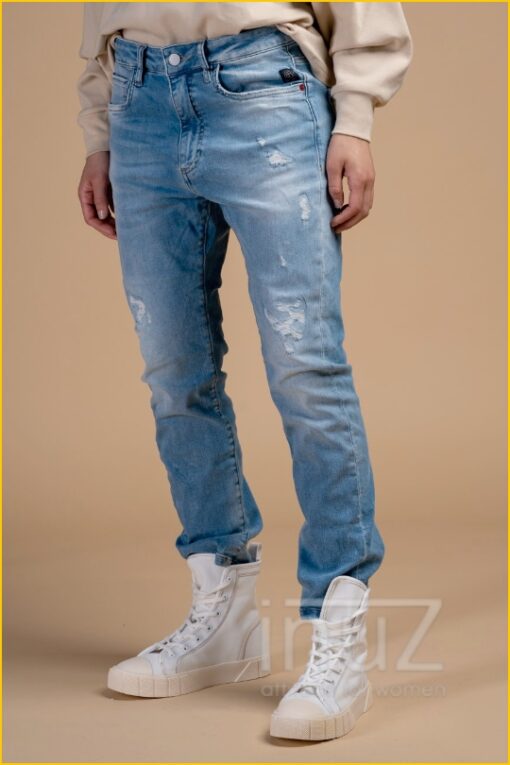 Jeans Leona -ERD220001 berry blue - Afbeelding 3