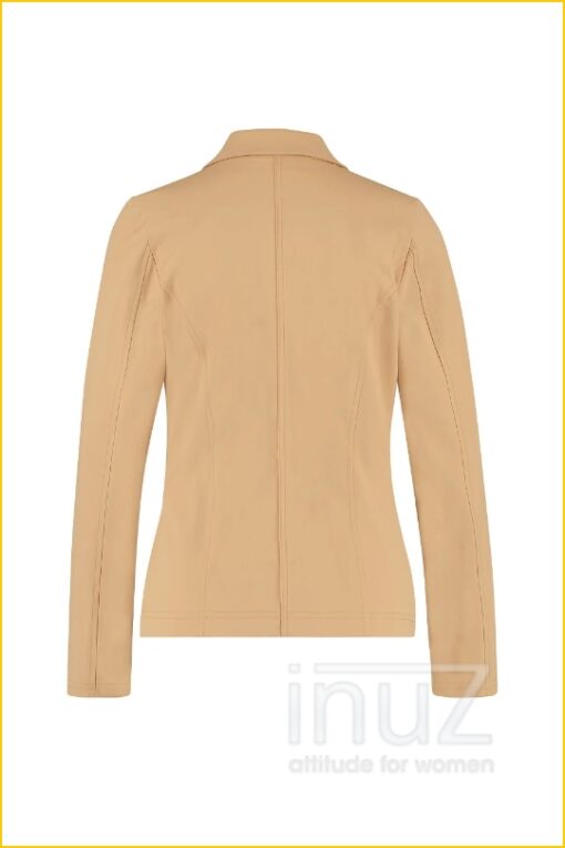 Bright bonded blazer -STU220003 dark sahara