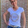 Tshirt Free -SAV220004 wit zand