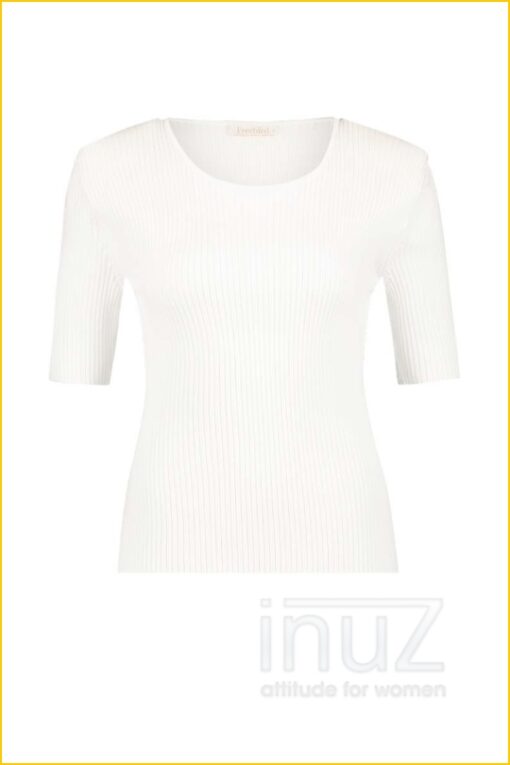 Top Bieke -FRE220015 offwhite - Afbeelding 2