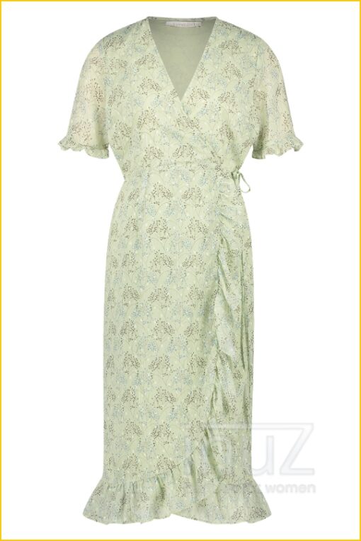Jurk Rosy ss -FRE220010 groen - Afbeelding 3