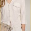 Blouse Twilight - MOS220027 sand solid