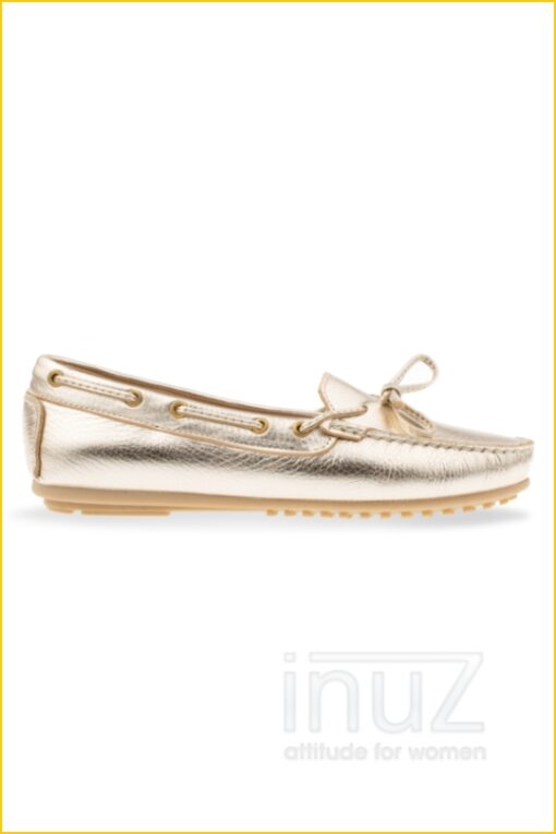 Mocassin met veter - BAB220013 goud