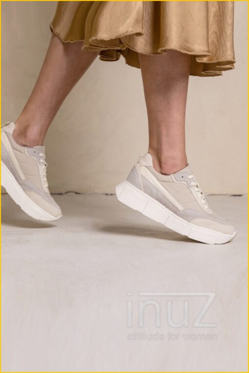 Sneaker Norah -TAN220006 beige/bone white