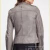 Leren jas M0014324 -GIP220006 grijs