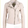 Leren jas M0014323 -GIP220005 beige