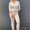 Broek Juul - MOS220022 sand solid