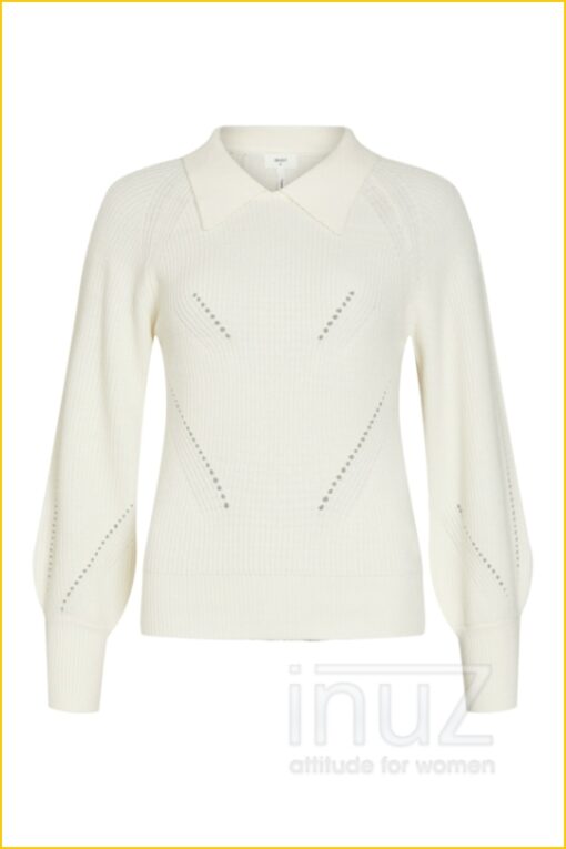Trui Objkila -OBJ220038 offwhite