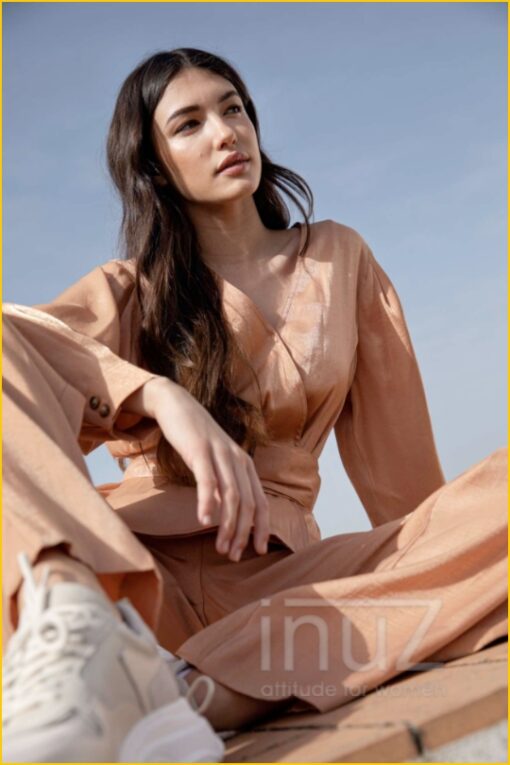 Blouse Sissa -AAI220018 beige - Afbeelding 5