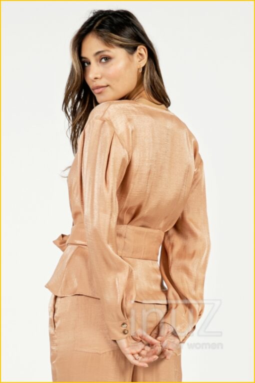 Blouse Sissa -AAI220018 beige - Afbeelding 4