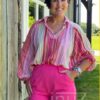 Korte broek -AMB220021 fucsia