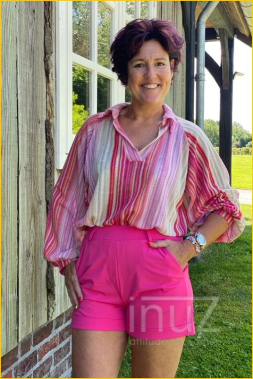 Korte broek -AMB220021 fucsia - Afbeelding 2