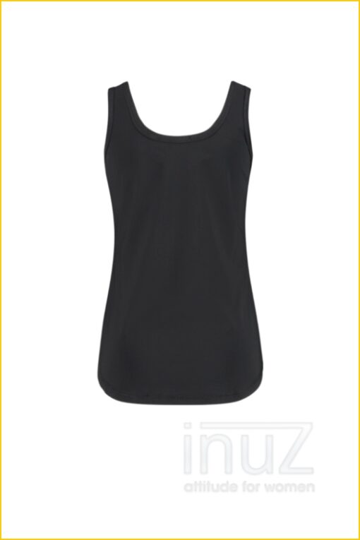 Race basic top -STU220034 zwart