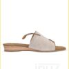 Slipper met veter suede - BAB220006 Sand